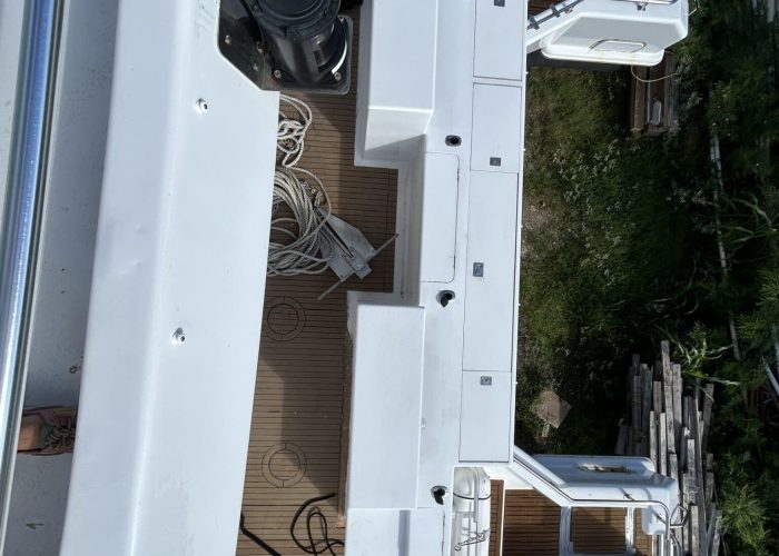 transom view from fly